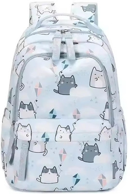 JUBLYN Girls Backpack 15.6 Inch School Bag Cute Kids Kindergarten Elementary Backpacks 20 L Backpack(Blue)