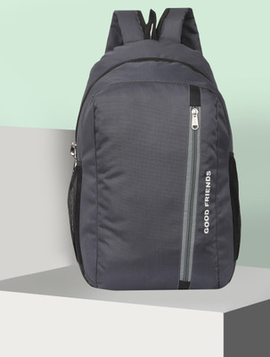 GOOD FRIENDS 1 Main Compartment Daily use Laptop/College/Office/Tuition Bag for Men & Women 22 L Backpack(Grey)