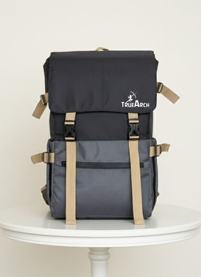 TrueArch Atlas Travel Laptop Backpack|Stylish Office Bag for 15.6 Inch 35 L Laptop Backpack(Black, Grey)