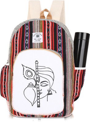 Mahaveer Collection Collage And School Backpack Krishna Ji Print Backpack 15 L Backpack(Multicolor)