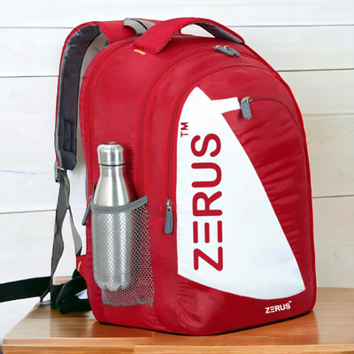 ZERUS Stylish 15.6 Inch Laptop School Backpack Lightweight for Boys Girls Men & Women 40 L Trolley Laptop Backpack(Red)
