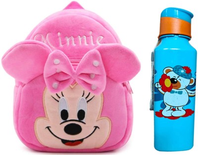 ANANYA ENTERPRISES MINNI Water Bottle for Kids Bag Cartoon Bag for Kids School Bag (2 to 5Year) 5 L Backpack(Blue)