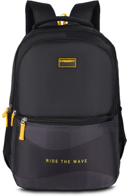 Priority 19 Inch Glorious 002 Colorblock College Black 36 L Backpack(Black)