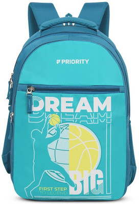 Priority Polyester Magnet 001 Printed College 30 L Backpack(Blue)