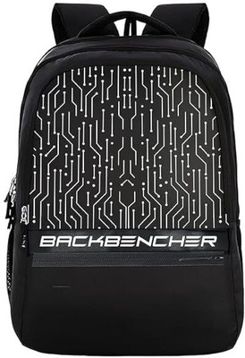 saracreation Black Edition Bag with 2 Secret Pockets 35 L Backpack(Black)