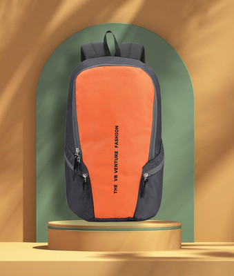 VB VENTURE 20L Small Backpack for Travel, Office & College – Lightweight & Durable 20 L Backpack(Orange)