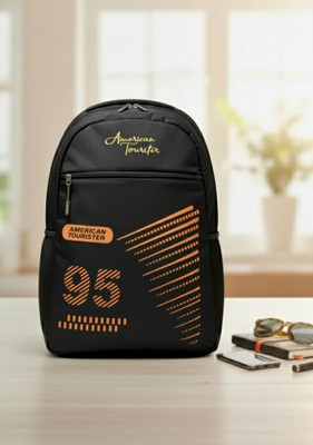 falix School Bags 30 L Backpack(Black)