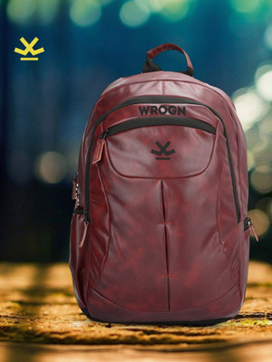 WROGN ARC Unisex with Rain Cover 35 L Laptop Backpack(Maroon)