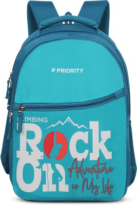 Priority Polyester Magnet 002 Printed College 30 L Backpack(Blue)