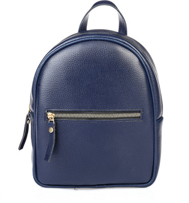 TEZONE leather look blue backpack_4 5 L Backpack(Black)
