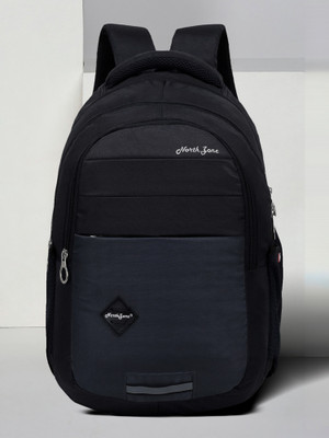 NorthZone Milestone Laptop Bag for Women and Men | Backpacks for Girls Boys Stylish | Trending Backpack | School Bag | Bag for Boys Kids Girl | 15 Inch Laptop Bag 35 L Laptop Backpack(Black, Grey)