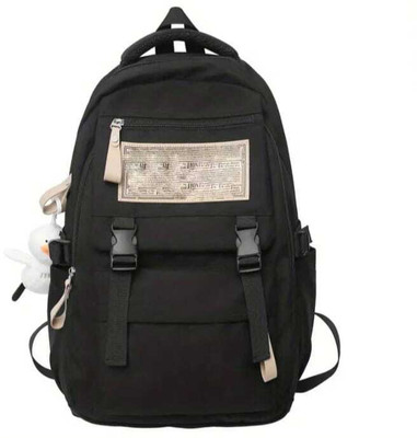 WALSON Trendy Kawaii Backpack For College or School Backpack | Standard Backpack 30 L Backpack(Black)