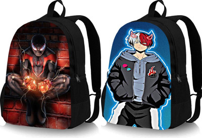 Shishtha A_DGTL-021 & HOODEI_@@_1PC_abc 30 L Backpack(Multicolor, Black)