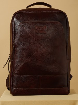 Teakwood Leathers Teakwood Leather Cherry Textured Backpack 32 L Backpack(Brown)