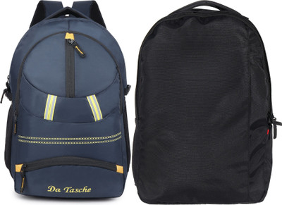 Da Tasche Arc Dry 32L BK 30 L Laptop Backpack(Black, Blue)