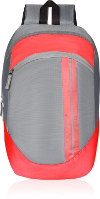 FAVIO MINI COLLEGE Sport Office Travelling Stylish Football BACKPACK 20 L Backpack(Red, Grey)