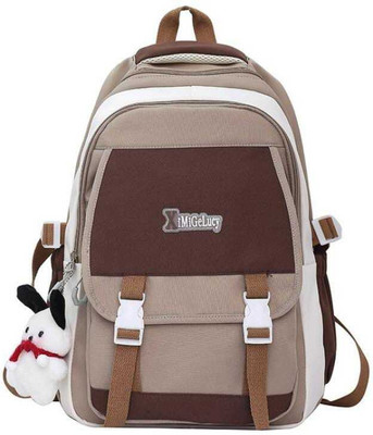 WALSON Trendy Kawaii Backpack For College or School Backpack | Standard Backpack 30 L Backpack(Brown)