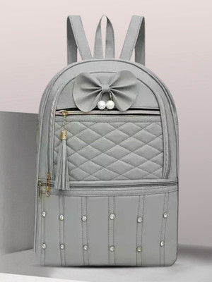 EVOLIC Small 15 L New Trendy Fashionable & Girl 15 L Backpack(Grey)