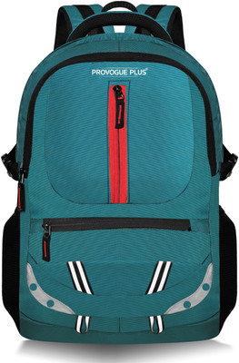 PROVOGUE PLUS Water Rasistant Febric Classy Unisex casual office Bag-With Reflective Strip 37 L Laptop Backpack(Blue)