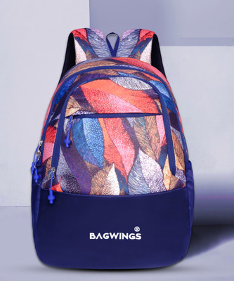 BAGWINGS Laptop Backpack BW001 ||mini backpack || backpack || casual bag 15L 15 L Laptop Backpack(Blue, Red)