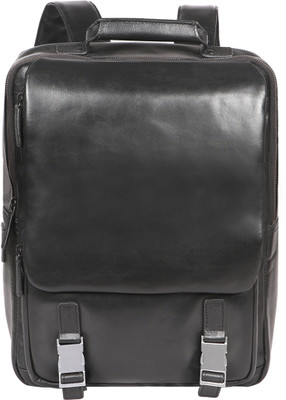 HIDESIGN Men's Black Backpack with Adjustable Straps 2 L Backpack(Black)