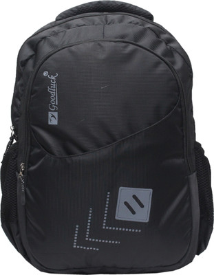 Goodluck 40 Ltrs Casual Backpack With Rain Cover 40 L Backpack(Black)
