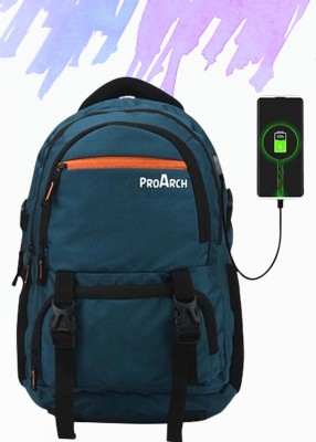 ProArch ASHPER Unisex with USB Port and Rain Cover With 1 Year Nationwide Warranty 40 L Laptop Backpack(Green)