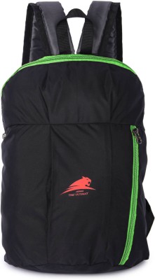 H-Hemes HEMES-Green-Zip-Lunch-Bag_15 12 L Backpack(Black, Green)