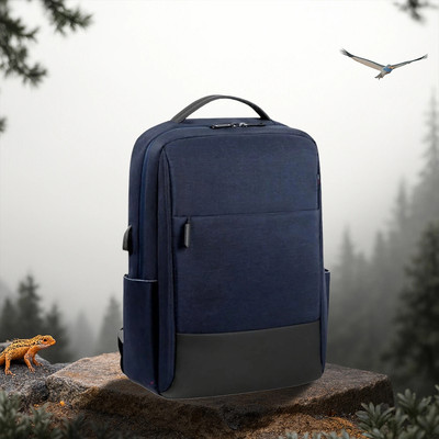 Sageware Laptop Backpack for Men & Women Stylish Travel School & Office Bag with USB Port 28 L Backpack(Blue)