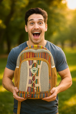 Shreel World Twist Tote 19 L Backpack(Multicolor)