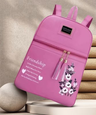 EVOLIC Small 15 L Backpack new trendy backpack 15 L Backpack 15 L Backpack(Pink)