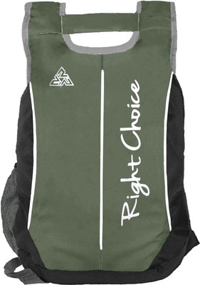 RIGHT CHOICE (2210) black mehndi green stylish quality college school casual backpack boy & girl 5 Backpack 5 L Backpack(Green, Black)