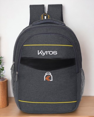 Kyros Casual Waterproof Laptop Backpack/Office Bag/School Bag/College Bag/Business Bag 35 L Laptop Backpack(Black)