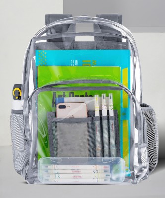 N S Enterprises PVC BP 22 L Backpack(Grey)