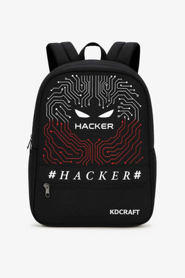 Tikara Hacker Design Backpack for School & Travel 35 L Laptop Backpack(Black)