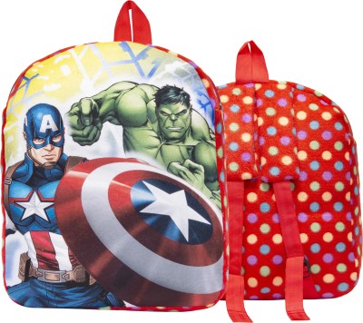 Baby Boo Marvel Baby School Bag - Kids School Bag 10 L Backpack(Red)