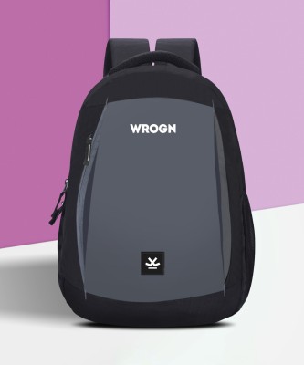 WROGN Sage Runner Unisex 32 L Laptop Backpack(Black, Grey)