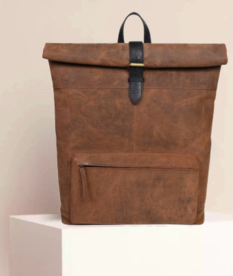 WISE KING ROLLTOP BACKPACK 27 L Laptop Backpack(Tan)