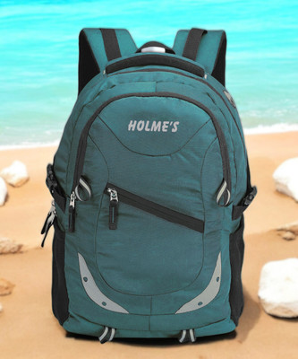 HOLME'S Casual Bag with Padded Laptop Sleeve,With Rain Cover And Reflective Strip(1008) 35 L Laptop Backpack(Blue)