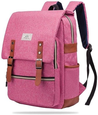 KRAPTICK Vintage Bag, Office Bag, Laptop Bag 5 L Backpack(Pink)