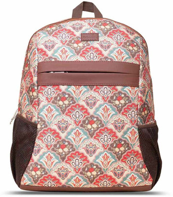 ZOUK Mughal Art Multicolor Classic Backpack 16 L Laptop Backpack(Multicolor)