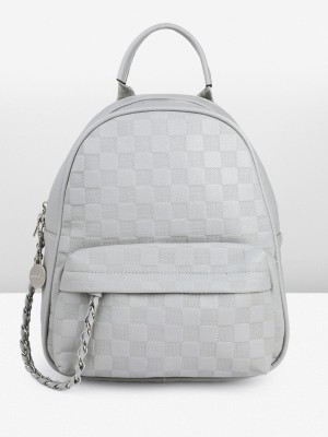 Dressberry Textured Backpack 23 L Backpack(Grey)