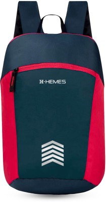 H-Hemes Small Bag, Gym Bag for Daily Use 1 Main Compartment with Front Zip Pocket 12 L Backpack(Blue)