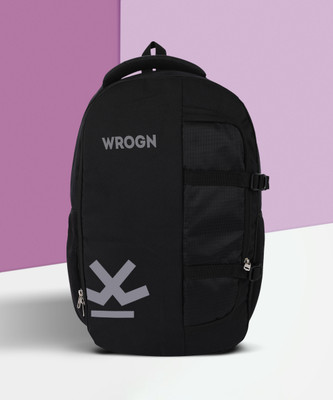 WROGN Unisex Laptop Backpack fits upto 16 Inches/college/school bag/Business Bag 35 L Laptop Backpack(Black)