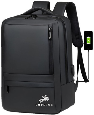 Emperor Multi-purpose Bag with USB charging Port Laptop, office, college bag 34 L Backpack(Black)