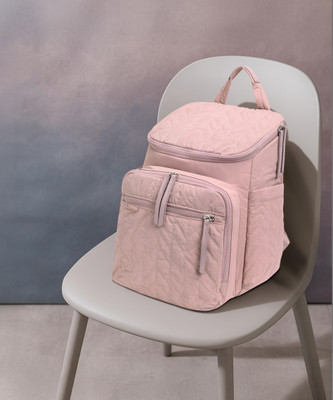 LINO PERROS Quilted Practical Backpack 14.4 L Backpack(Purple)
