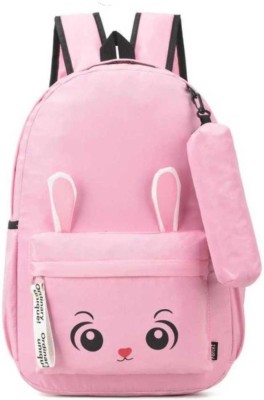 Dowet BUNNY-PINK-1PC-MAP_3_11 15 L Backpack(Pink)