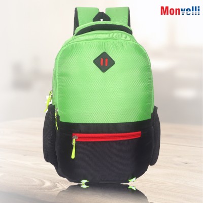 MONVELLI Casual Laptop Backpack for Men Women Boys Girls/Office 30 L Backpack(Green)
