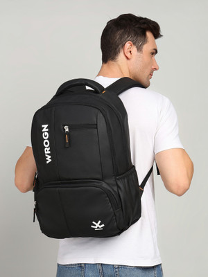 WROGN CHESH Unisex Bag with rain cover Office/School/College/BusinessC-35.1L 35.1 L Laptop Backpack(Black)