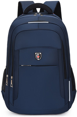 SYGA Mens Large Capacity Business Computer Backpack Outdoor Travel Student School bag 15 L Backpack(Blue)